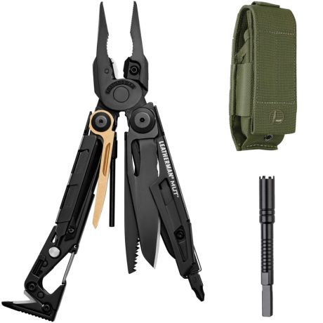 Мультитул Leatherman MUT Black. Чохол MOLLE (олива)