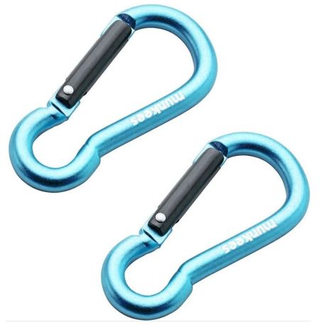 Брелок-карабін Munkees Pear 6x60 mm 3236 Grey