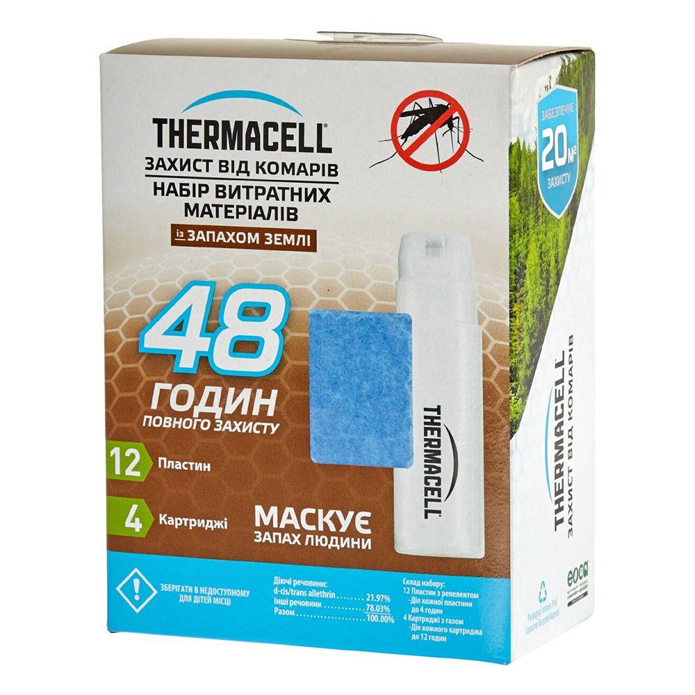 Набор Thermacell E-4 Repellent Refills – Earth Scent 48H