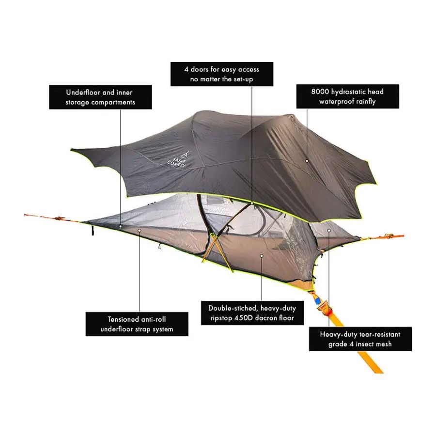 Подвесная палатка Tentsile Safari Connect 3P
