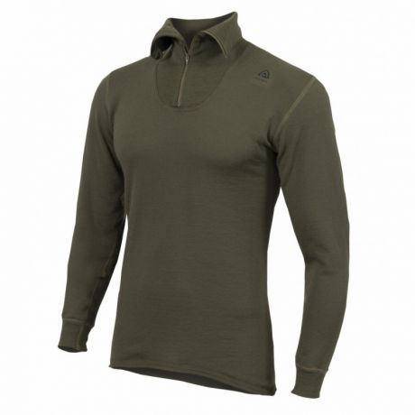 Термофутболка Aclima HotWool 230 Polo W/Zip Unisex OliveNight