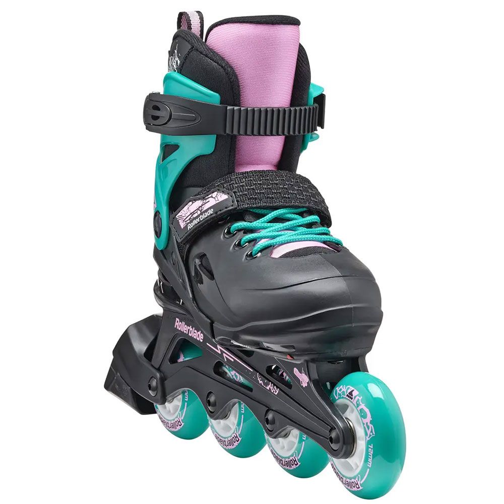 Ролики Rollerblade Fury Black-Sea green