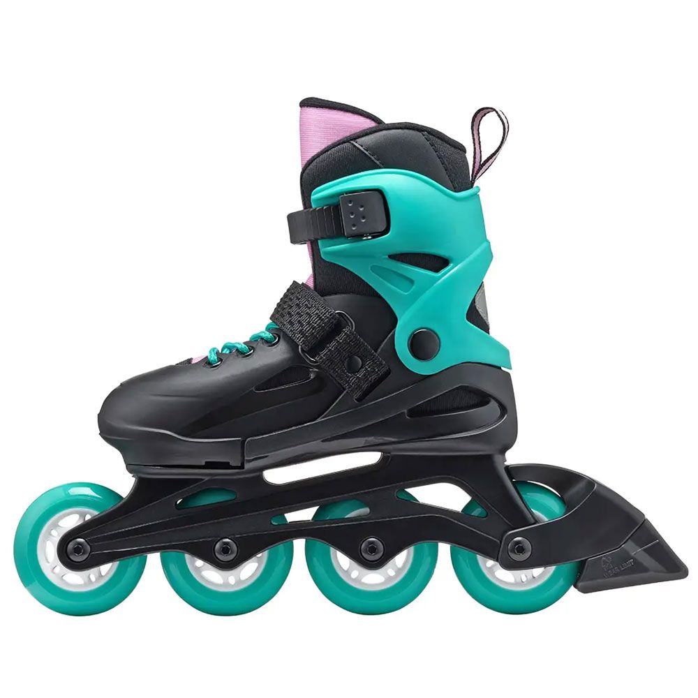 Ролики Rollerblade Fury Black-Sea green