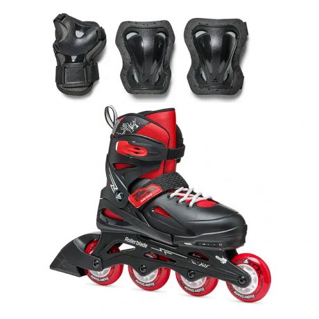 Ролики Rollerblade Fury Combo Black-Red