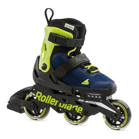 Ролики Rollerblade Microblade 3WD Blue royal-Lime