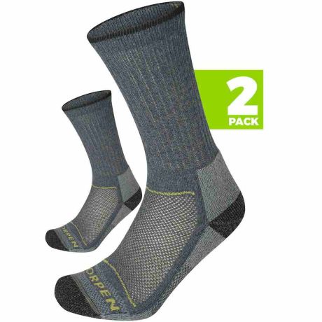 Шкарпетки Lorpen T2WE (T2 2 PACK MERINO HIKER ECO) Grey