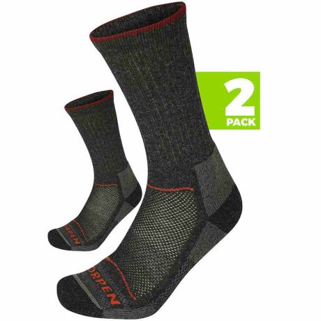 Шкарпетки Lorpen T2WE (T2 2 PACK MERINO HIKER ECO) Grey