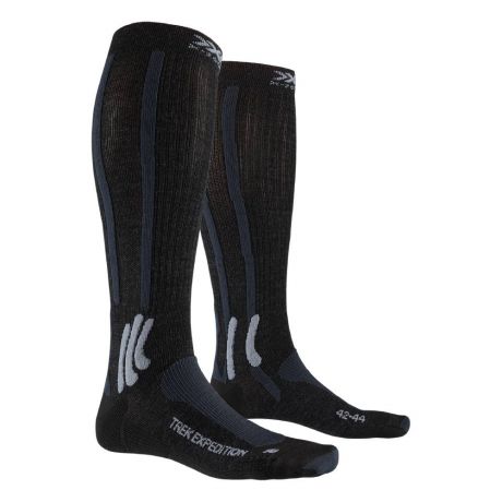 Шкарпетки X-Bionic Trek Expedition Opal Black/Dolomite Grey Melange