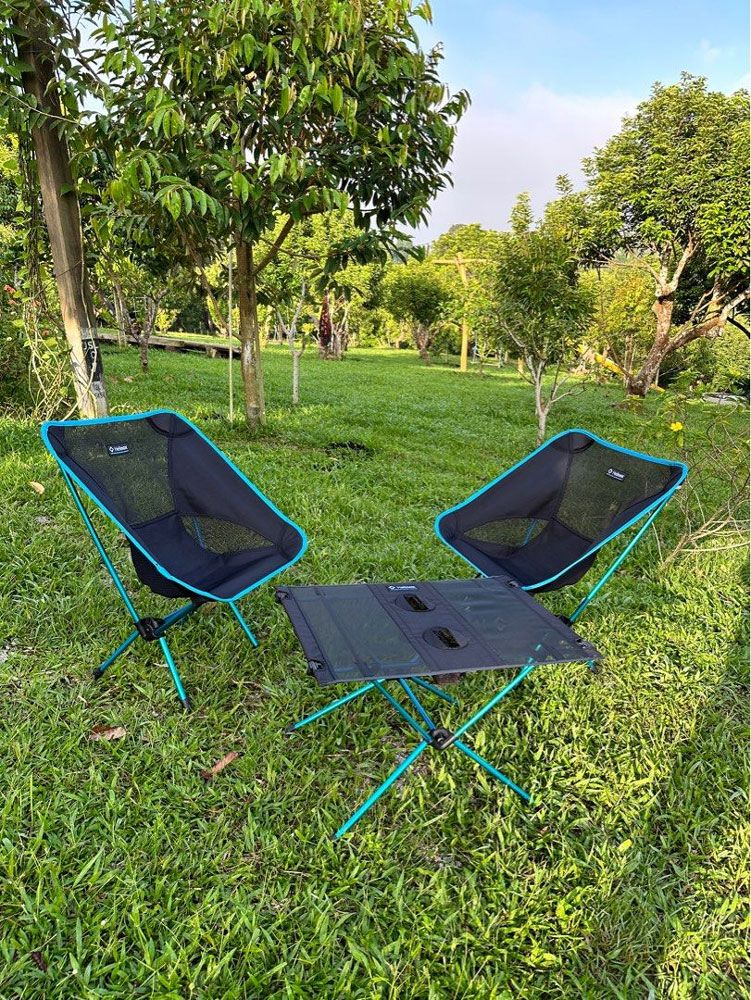 Стіл Helinox Table One Black/O.Blue