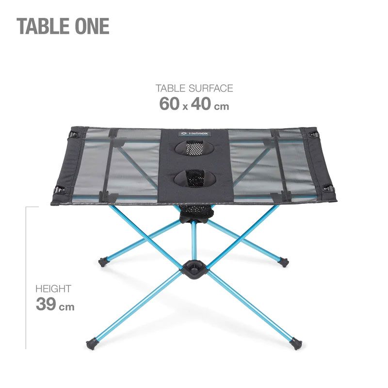 Стіл Helinox Table One Black/O.Blue
