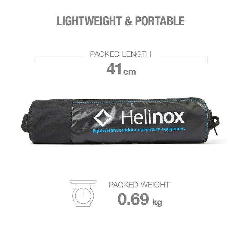 Стіл Helinox Table One Black/O.Blue