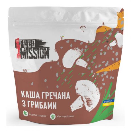 Сушена їжа Food Mission Каша гречана з грибами