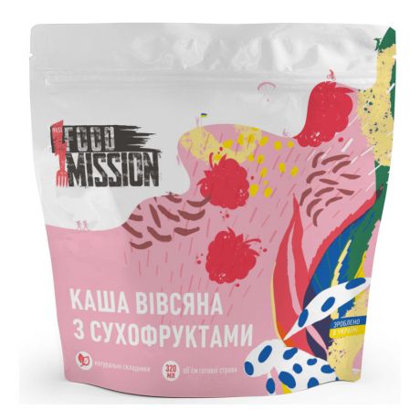 Сушена їжа Food Mission Каша вівсяна з сухофруктами