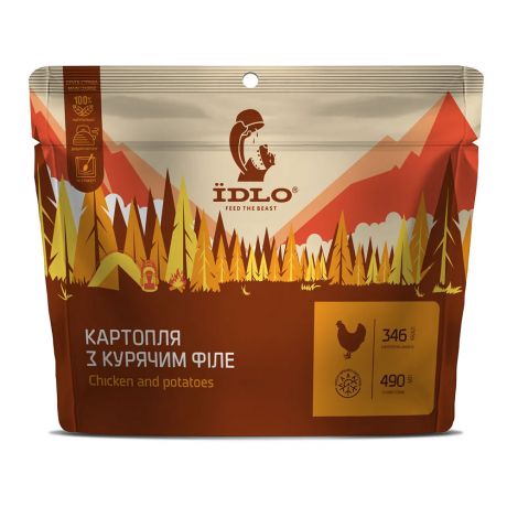 Сушена їжа Їdlo Картопля з курячим філе