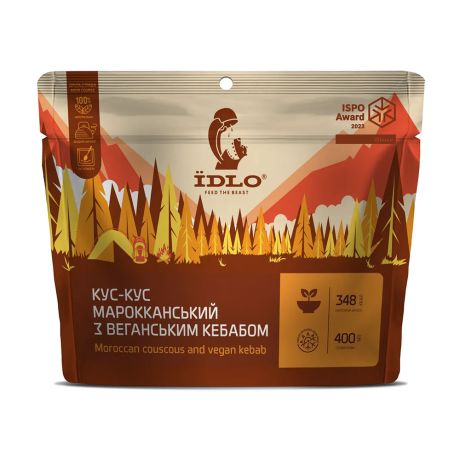 Сушена їжа Їdlo Кус-кус марокканський з веганським кебабом