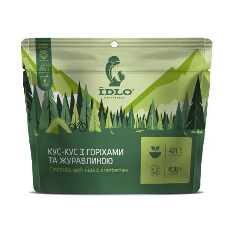 Сушена їжа Їdlo Кус-кус з журавлиною та горіхами