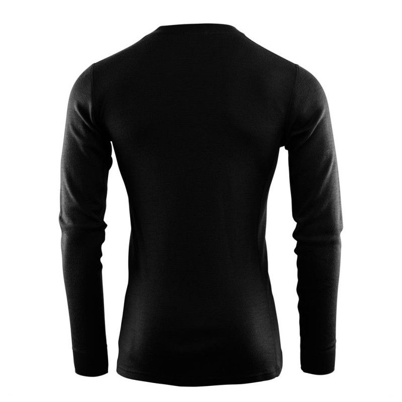 Термокофта Aclima WarmWool 200 Crew Neck Jet Black