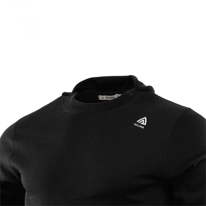Термокофта Aclima WarmWool 200 Crew Neck Jet Black