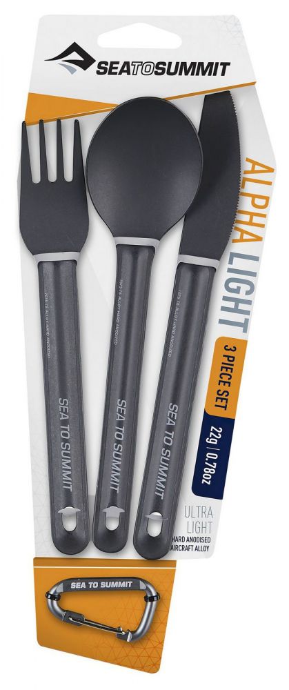 Sea To Summit Alpha Light Cutlery Set 3pc