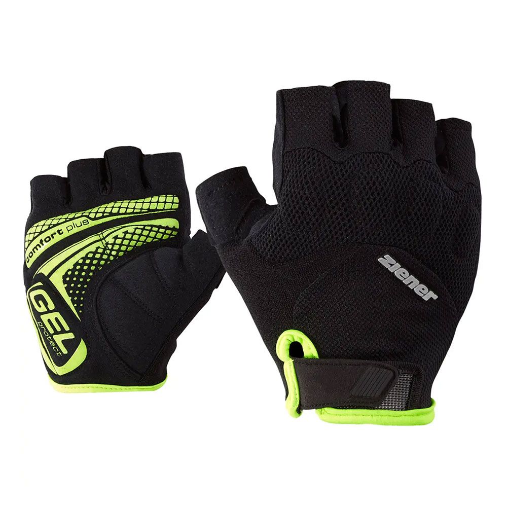 Велорукавички Ziener Colit Black-poison yellow