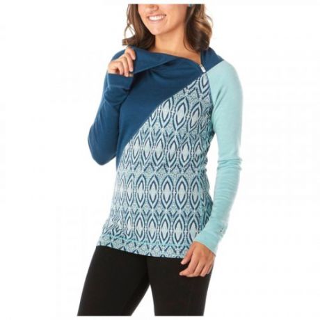 Термокофта Smartwool Wms Merino 250 Asym Top Nile Blue Medallion